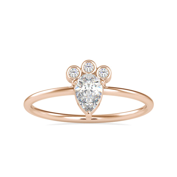 0.39 Carat Diamond 14K Rose Gold Ring - Fashion Strada