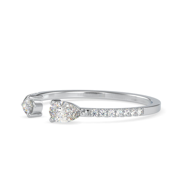0.30 Carat Diamond 14K White Gold Ring - Fashion Strada