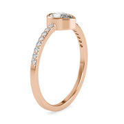 0.43 Carat Diamond 14K Rose Gold Ring - Fashion Strada