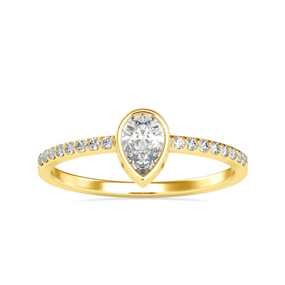 0.43 Carat Diamond 14K Yellow Gold Ring - Fashion Strada