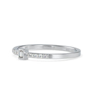 0.08 Carat Diamond 14K White Gold Ring - Fashion Strada