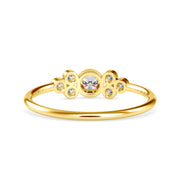 0.18 Carat Diamond 14K Yellow Gold Ring - Fashion Strada