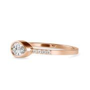 0.40 Carat Diamond 14K Rose Gold Ring - Fashion Strada