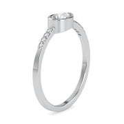 0.40 Carat Diamond 14K White Gold Ring - Fashion Strada