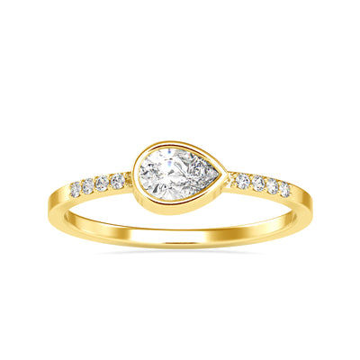 0.40 Carat Diamond 14K Yellow Gold Ring - Fashion Strada