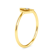 0.03 Carat Diamond 14K Yellow Gold Ring - Fashion Strada