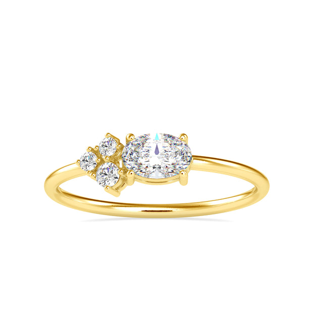 0.44 Carat Diamond 14K Yellow Gold Ring - Fashion Strada