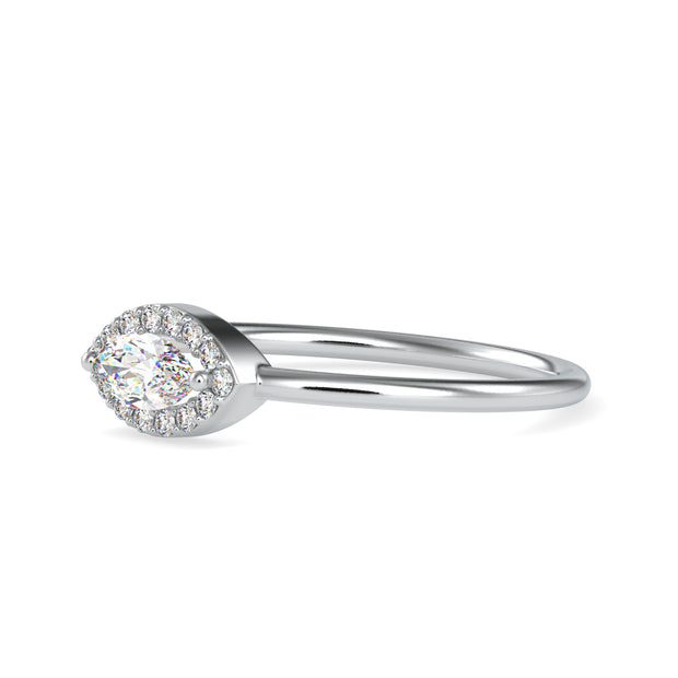 0.25 Carat Diamond 14K White Gold Ring - Fashion Strada