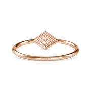 0.045 Carat Diamond 14K Rose Gold Ring - Fashion Strada