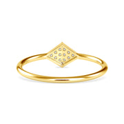 0.045 Carat Diamond 14K Yellow Gold Ring - Fashion Strada