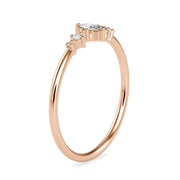 0.075 Carat Diamond 14K Rose Gold Ring - Fashion Strada