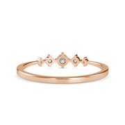 0.12 Carat Diamond 14K Rose Gold Ring - Fashion Strada