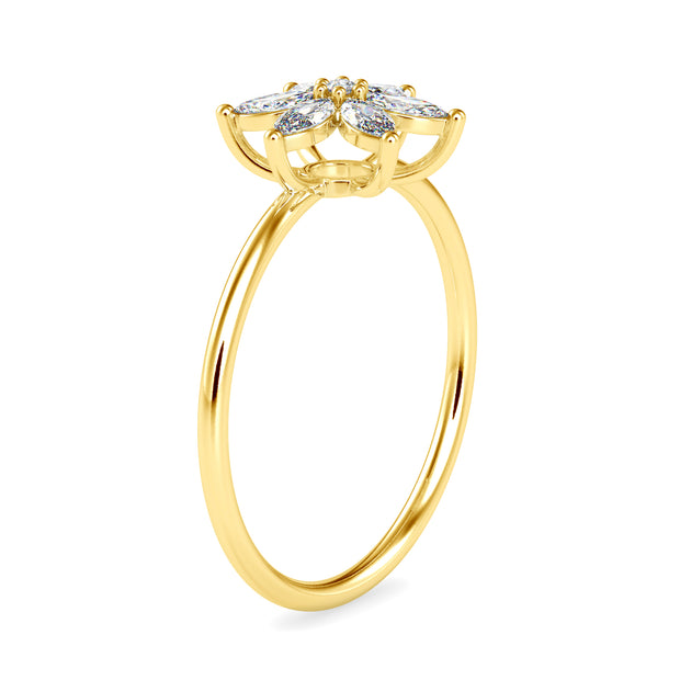 0.32 Carat Diamond 14K Yellow Gold Ring - Fashion Strada