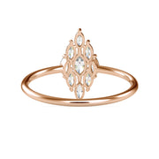 0.29 Carat Diamond 14K Rose Gold Ring - Fashion Strada