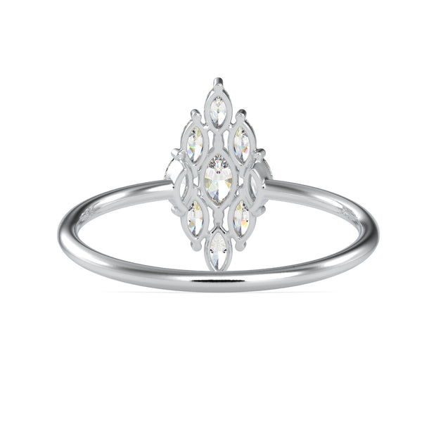 0.29 Carat Diamond 14K White Gold Ring - Fashion Strada