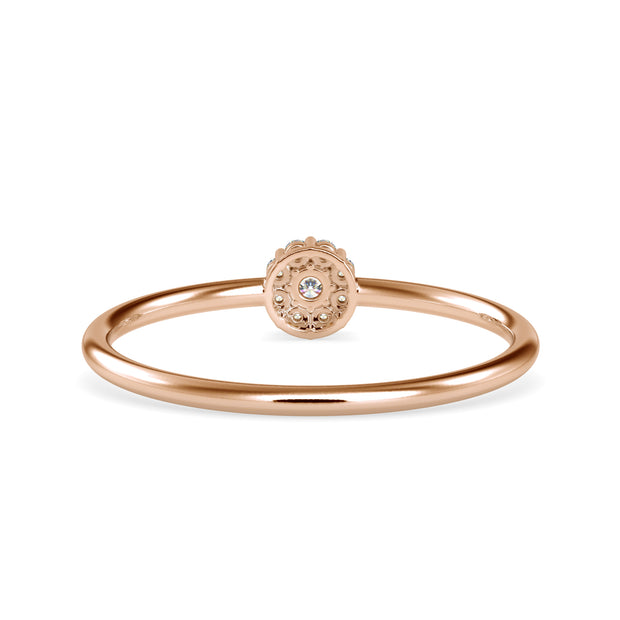 0.07 Carat Diamond 14K Rose Gold Ring - Fashion Strada