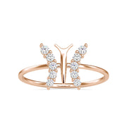 0.16 Carat Diamond 14K Rose Gold Ring - Fashion Strada