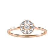 0.18 Carat Diamond 14K Rose Gold Ring - Fashion Strada