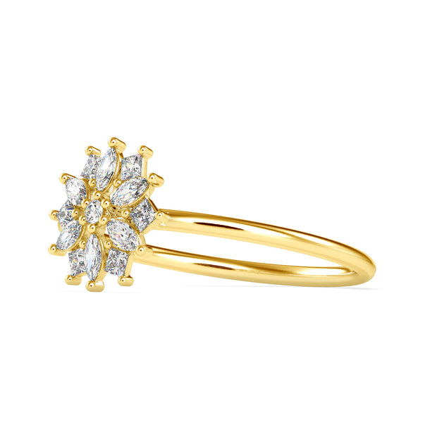 0.27 Carat Diamond 14K Yellow Gold Ring - Fashion Strada