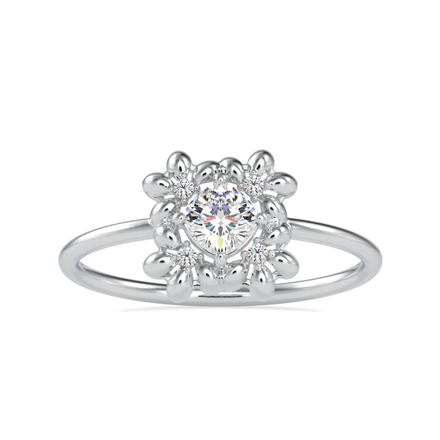 0.36 Carat Diamond 14K White Gold Ring - Fashion Strada