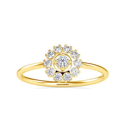 0.24 Carat Diamond 14K Yellow Gold Ring - Fashion Strada