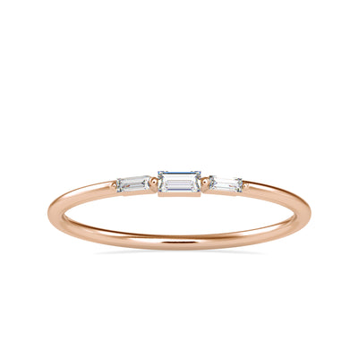 0.08 Carat Diamond 14K Rose Gold Ring - Fashion Strada