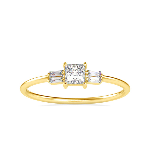 0.34 Carat Diamond 14K Yellow Gold Ring - Fashion Strada