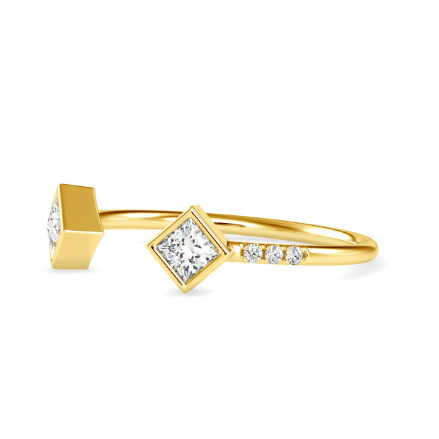 0.37 Carat Diamond 14K Yellow Gold Ring - Fashion Strada