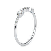 0.19 Carat Diamond 14K White Gold Ring - Fashion Strada