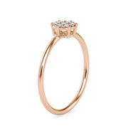 0.09 Carat Diamond 14K Rose Gold Ring - Fashion Strada