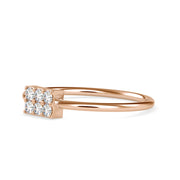0.11 Carat Diamond 14K Rose Gold Ring - Fashion Strada
