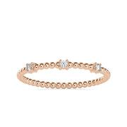 0.04 Carat Diamond 14K Rose Gold Ring - Fashion Strada