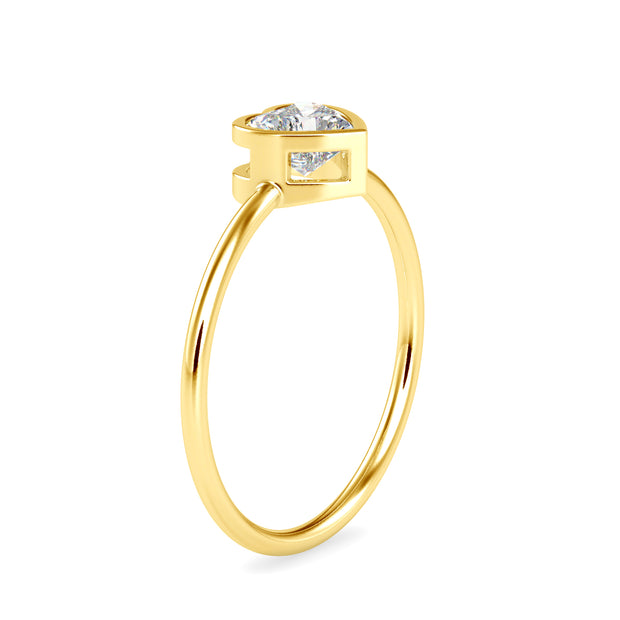 0.59 Carat Diamond 14K Yellow Gold Ring - Fashion Strada