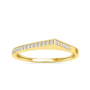 0.12 Carat Diamond 14K Yellow Gold Ring - Fashion Strada