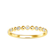 0.11 Carat Diamond 14K Yellow Gold Ring - Fashion Strada