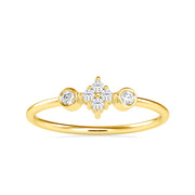 0.13 Carat Diamond 14K Yellow Gold Ring - Fashion Strada