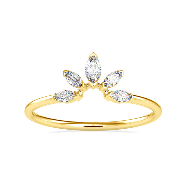 0.21 Carat Diamond 14K Yellow Gold Ring - Fashion Strada