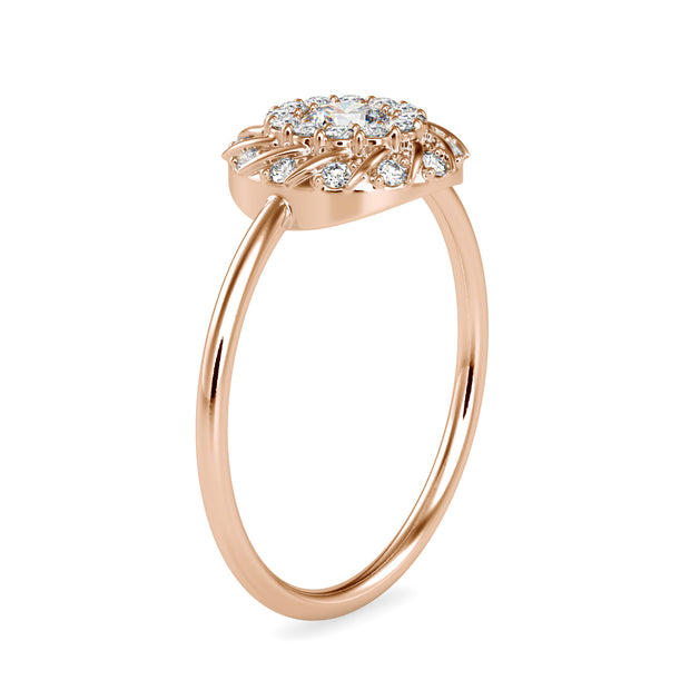 0.42 Carat Diamond 14K Rose Gold Ring - Fashion Strada