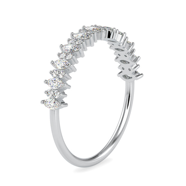 0.39 Carat Diamond 14K White Gold Ring - Fashion Strada