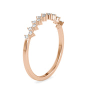 0.11 Carat Diamond 14K Rose Gold Ring - Fashion Strada