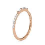 0.19 Carat Diamond 14K Rose Gold Ring - Fashion Strada