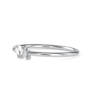 0.06 Carat Diamond 14K White Gold Ring - Fashion Strada
