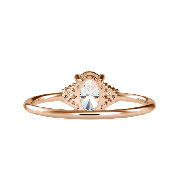 0.70 Carat Diamond 14K Rose Gold Ring - Fashion Strada