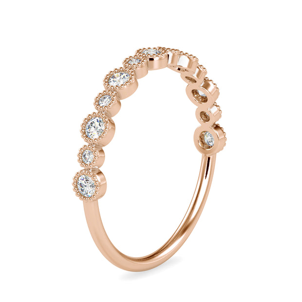 0.26 Carat Diamond 14K Rose Gold Ring - Fashion Strada