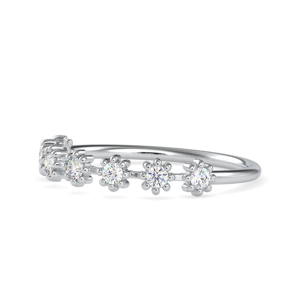 0.21 Carat Diamond 14K White Gold Ring - Fashion Strada