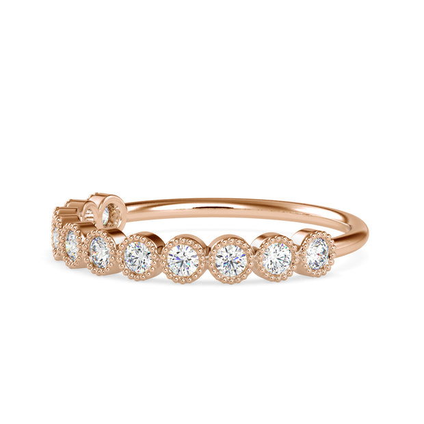 0.33 Carat Diamond 14K Rose Gold Ring - Fashion Strada