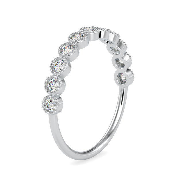 0.33 Carat Diamond 14K White Gold Ring - Fashion Strada