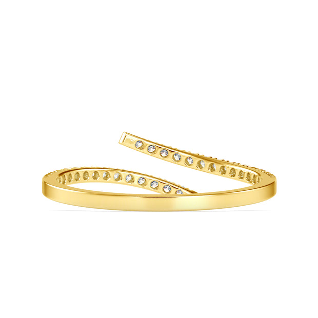 0.14 Carat Diamond 14K Yellow Gold Ring - Fashion Strada