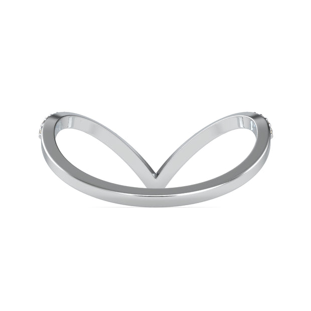 0.12 Carat Diamond 14K White Gold Ring - Fashion Strada