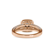 0.68 Carat Diamond 14K Rose Gold Engagement Ring - Fashion Strada